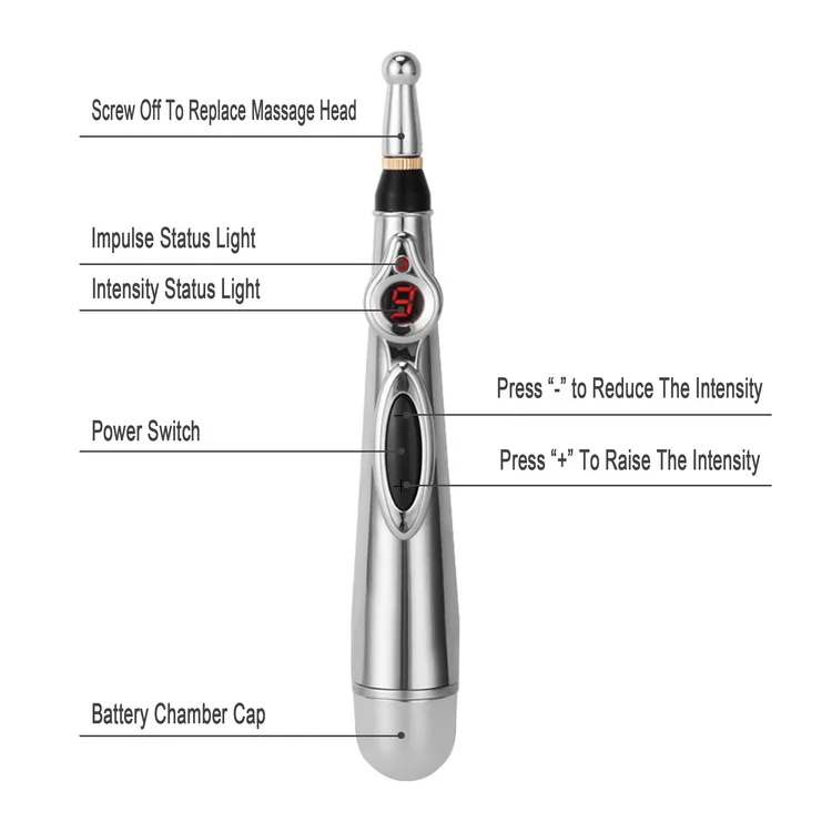 Bio feedback pain relief therapy massage pen electrical acupuncture pen meridian energy pen