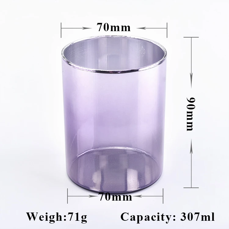 Luxury wedding cylinder glass votive candle holder in bulk