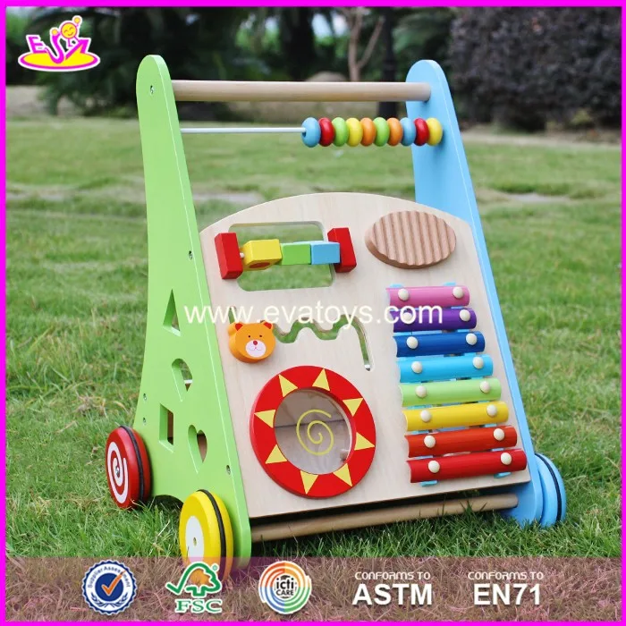 New Design Multi Push Along Wooden Baby Walking Toys W16e061 Buy Baby