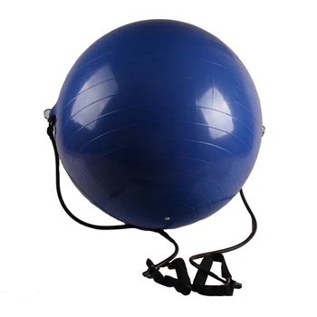 yoga ball with resistance bands