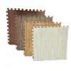 Wood Effect Interlocking Eva Foam Mat Gym Office Garage Exercise Soft Floor Play
