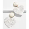 Dangle For Trendy Hot heart Drop Earring Party Jewelry Women Statement Acrylic Earrings Colorful Sale Geometric za resin Earring
