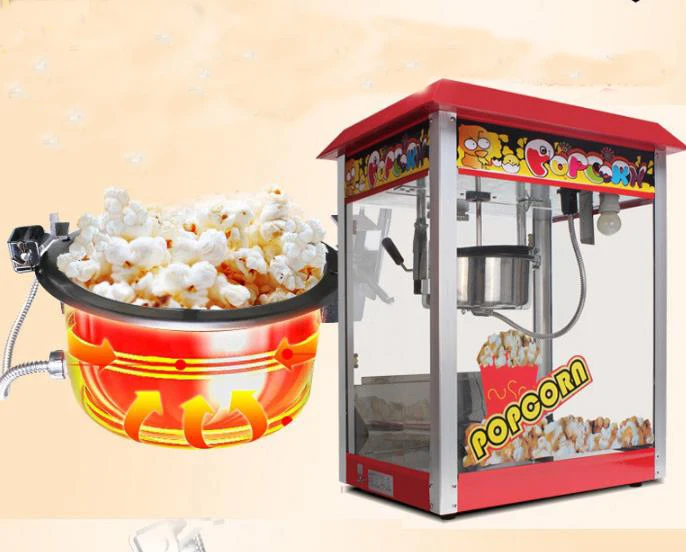 Popcorn Vending Machine Electric Popcorn Making Machine Double Kettle