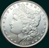 Untied States 1890 Cupronickel Silver Plated Morgan Dollars 1 One Dollars Coins