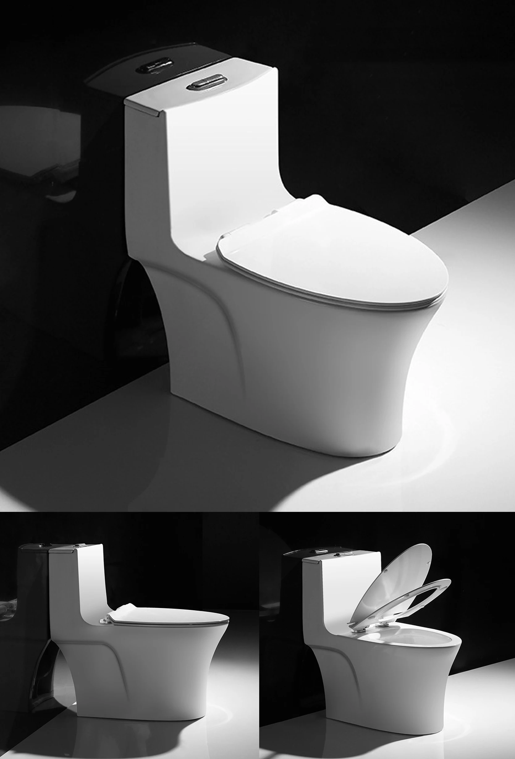 JOININ Sanitary Ware Bathroom Ceramic Tornado one piece Wc Toilet Bowl From Chaozhou JY1301