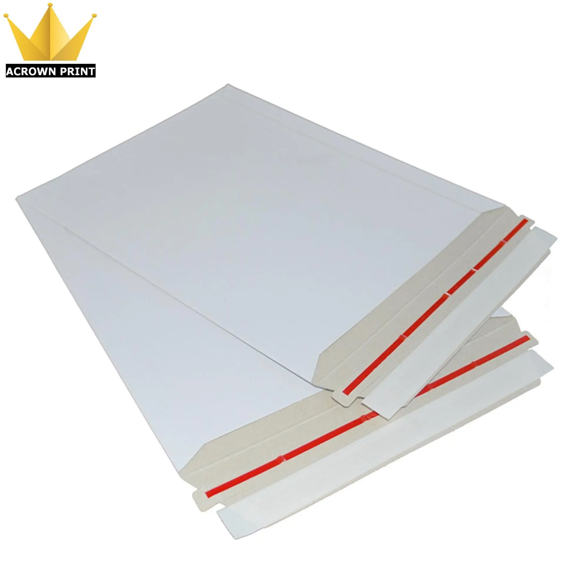 Flat Mailers Rigid Paperboard Mailer Envelopes 9x12 For Mailling
