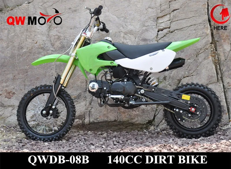 Qwmoto Ce 50cc 4 Stroke Kids Mini Gas Dirt Bike Kick Start& Electric