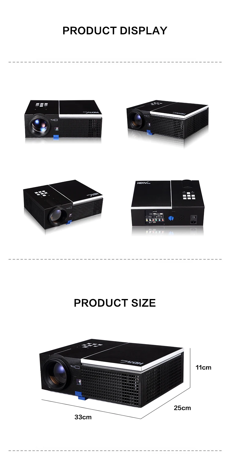 Hotselling Short throw uc46 projector 4000 lumens  4k hd