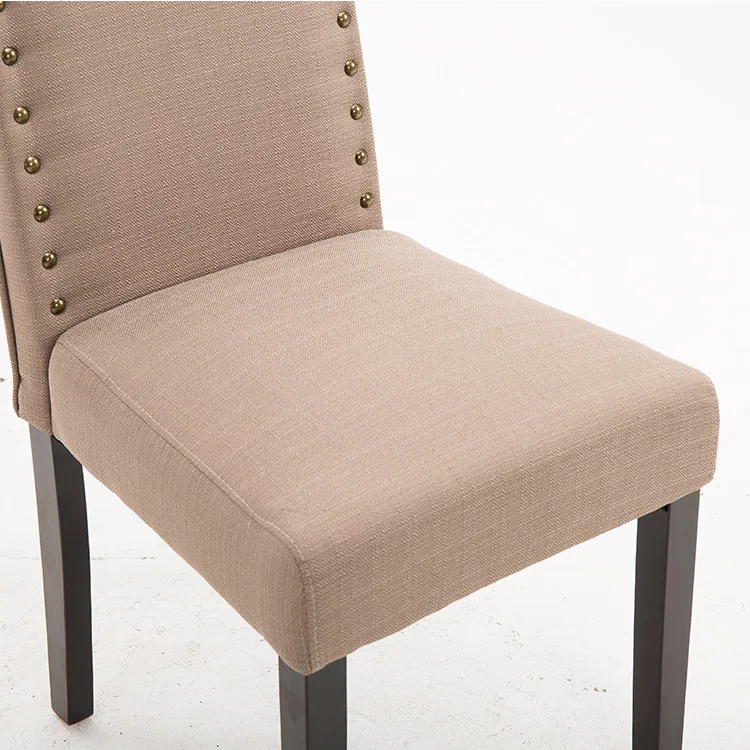 Floral Modern Design Fabric Dining Chairs Brown Buy Fabric Dining