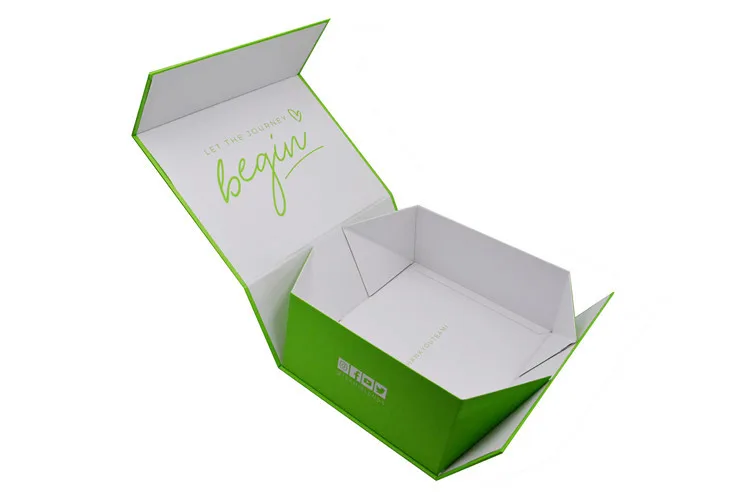 Pink Gold Hot Stamping Logo Rigid Paper Box with Clear PVC Window Ribbon Closure for Wig Hair Extension Packing