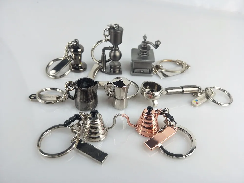 Ky Espresso Coffee Accessories High Quality Coffee Keychain Tamper