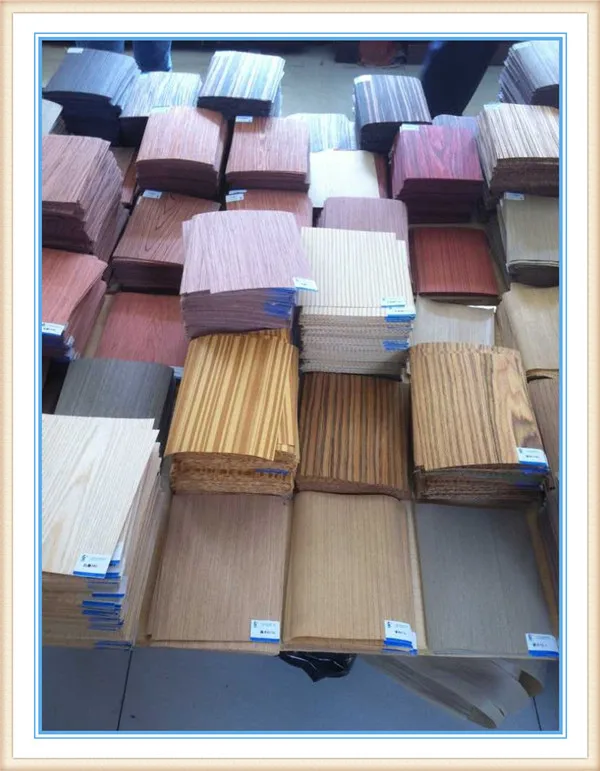 recon wood face veneer/engineered wood face veneer/wood veneer lamp shade