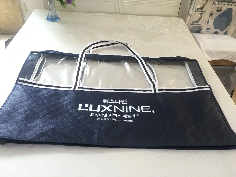 2018 New Products Non Woven Clear Plastic Pe / Pvc Mattress Packaging