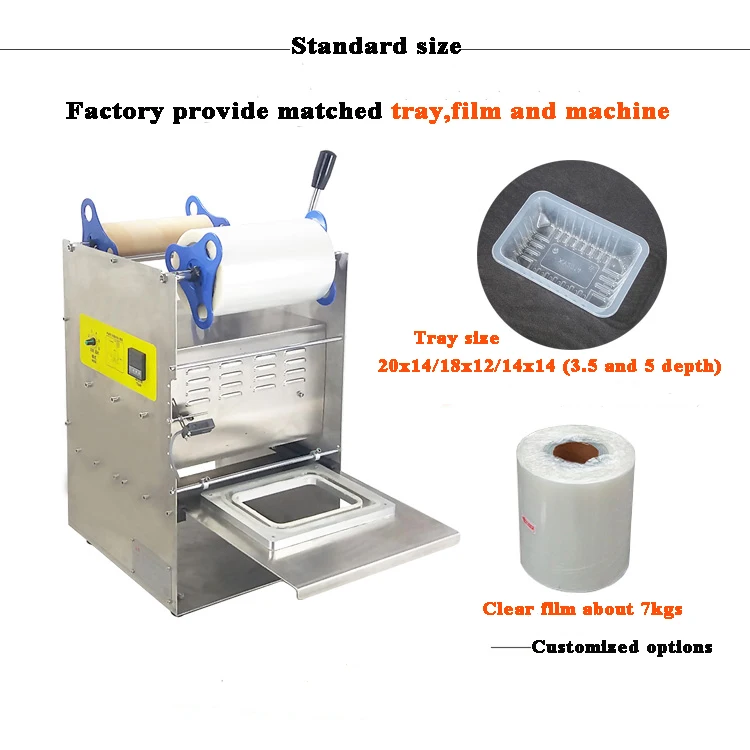 Manual Type Plastic/food Tray Sealing Machine/manual Plastic Tray