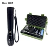 Rechargeable zoomable car flashlight geepas torch with tail rope