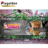2019 hot style custom nylon polyester indoor outdoor hanging party stretch wholesale promotional normal banner flags