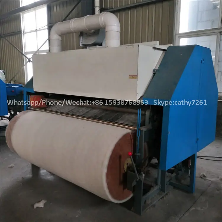 50Kg/Uur 2200Mm Katoenen Wolkammachine, Vezelkaardmachine, Katoenen ...