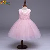Hot sell Lace collar flower girl party dress korean dresses new fashion 2018