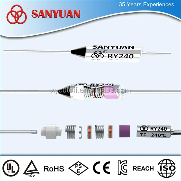 Ry Series Fan Motor Thermal Link Amp Thermal Fuse Link