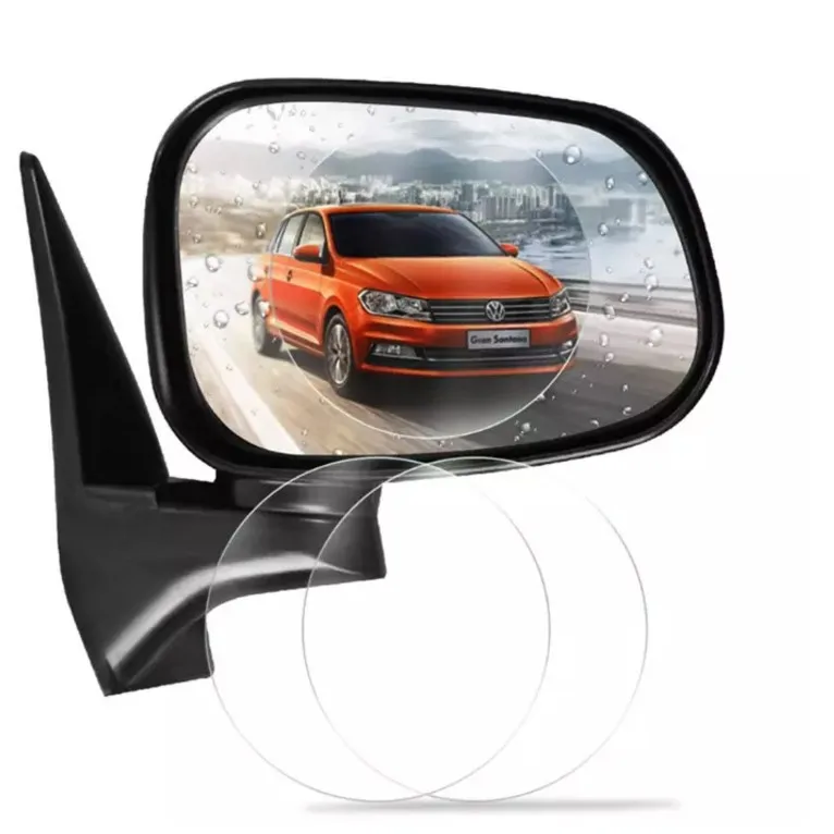 Car Glass Waterproof Film  . Hot Item Car Anti Fog Rainproof Film Waterproof Protector For Rearview Mirror Accept Customer Size.