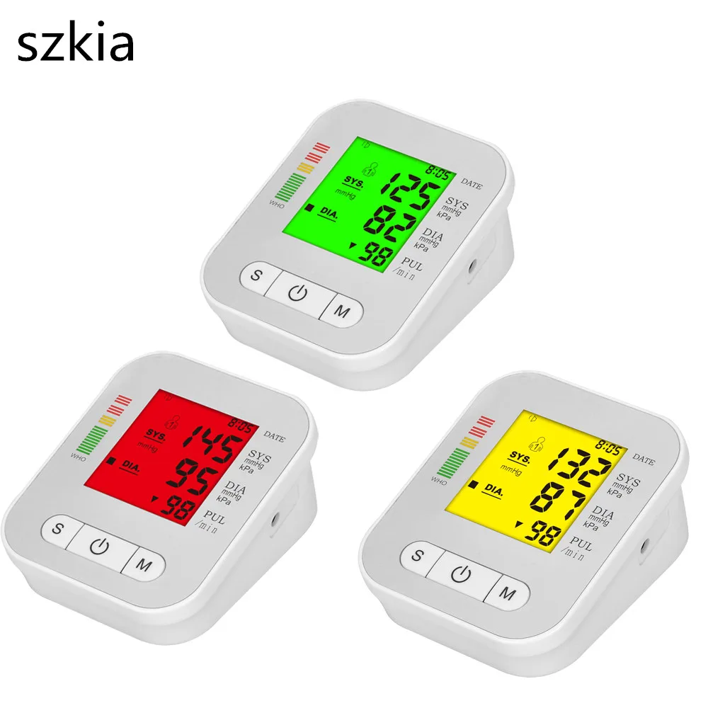 full automatic talking digital blood pressure monitor sphygmomanometer blood pressure meter a blood pressure monitor