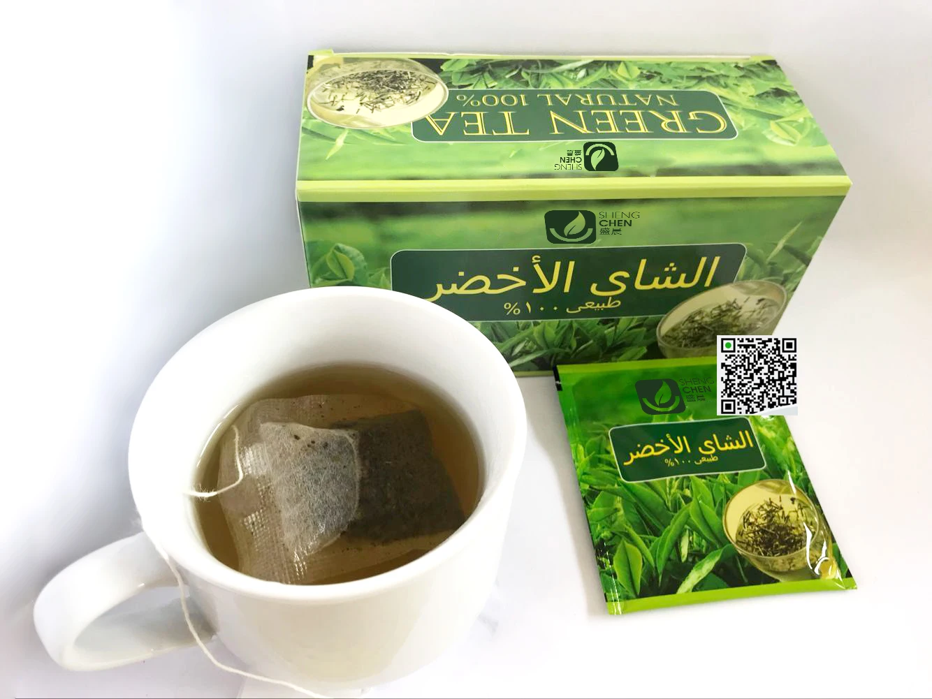 Anhui Shengchen China Pure Mint Green Tea 2g*20 Bags / The Hot Tea In