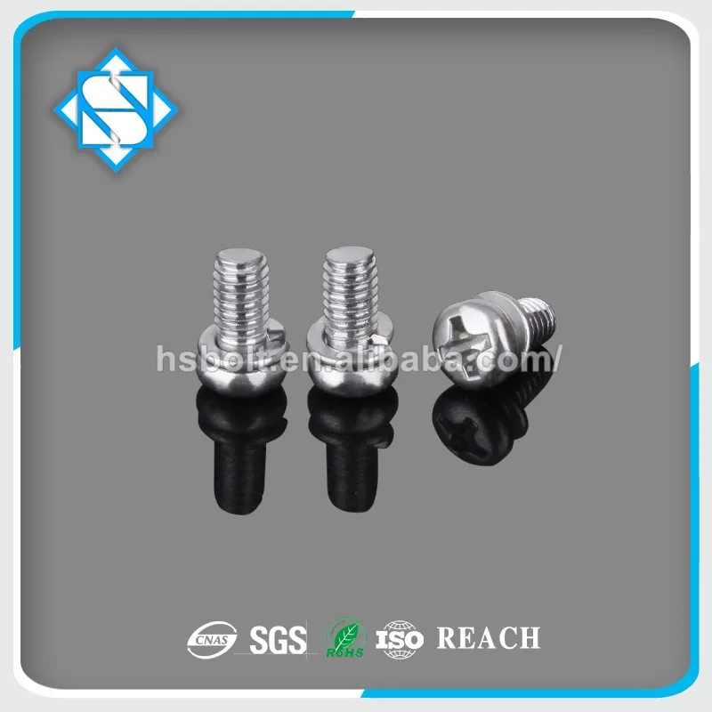   Cross recessed countersunk head  bomb machine screws