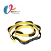 Custom nylon adjustable exercise stretch fitness yoga belt
