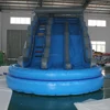 Summer hot sale christmas sales fun large double lane slip inflatable water slide pool for children's school holiday programmes
