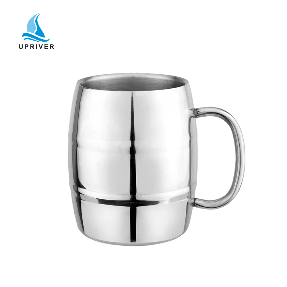 Beer Mug Metal Drinking Cups Stainless Steel New Arrival 15oz Coffee