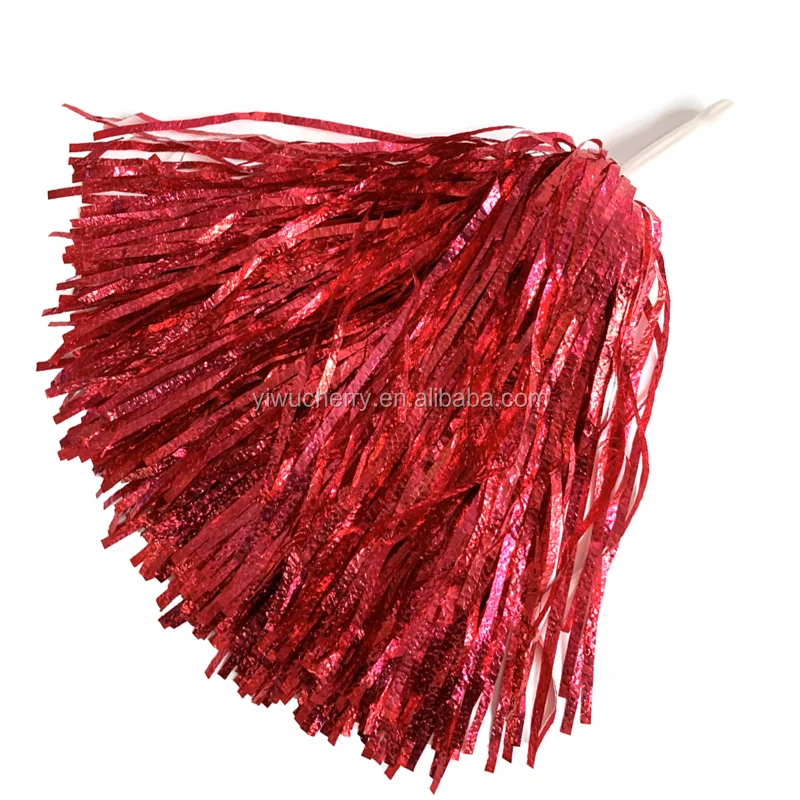 Wholesale Custom Mardi Gras Cheap Cheerleading Pom Poms Party Supplies