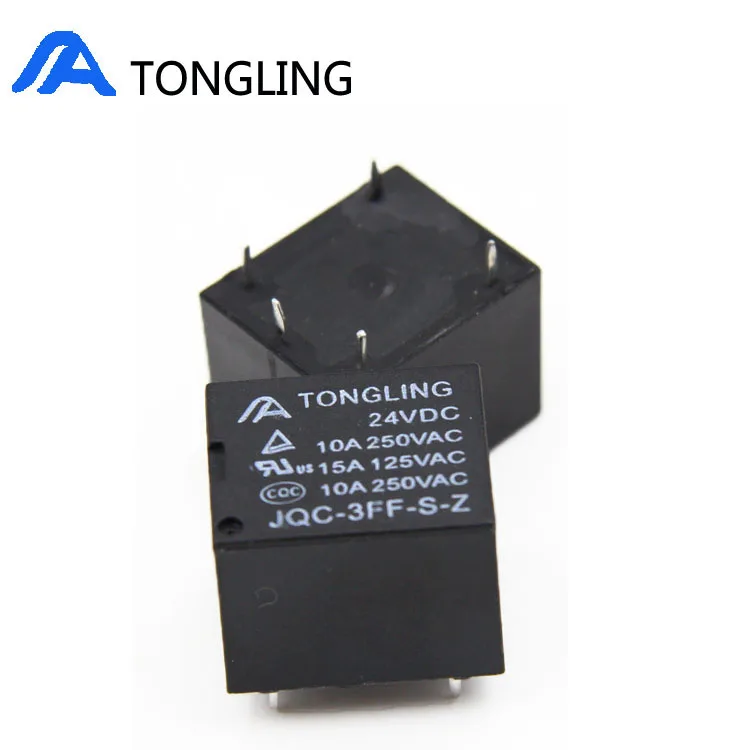 Jqc-3ff-s-z Jqc-3ff T73 24v 5pins Electronic Pcb Relay - Buy Relay,24v ...
