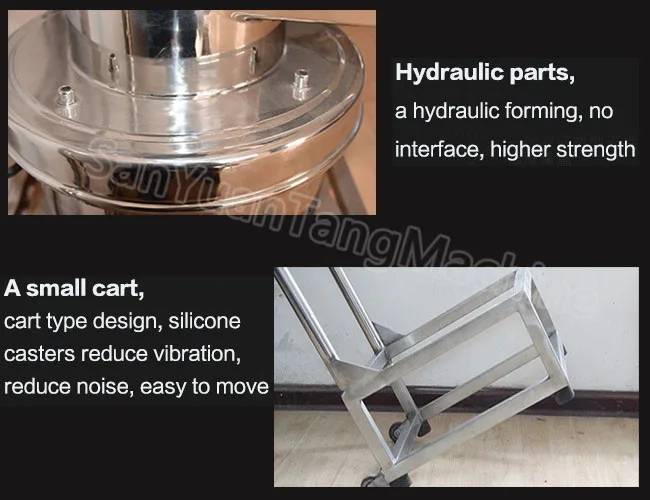 Circular fruit juice vibro filter sieve / vibrating sifting machine