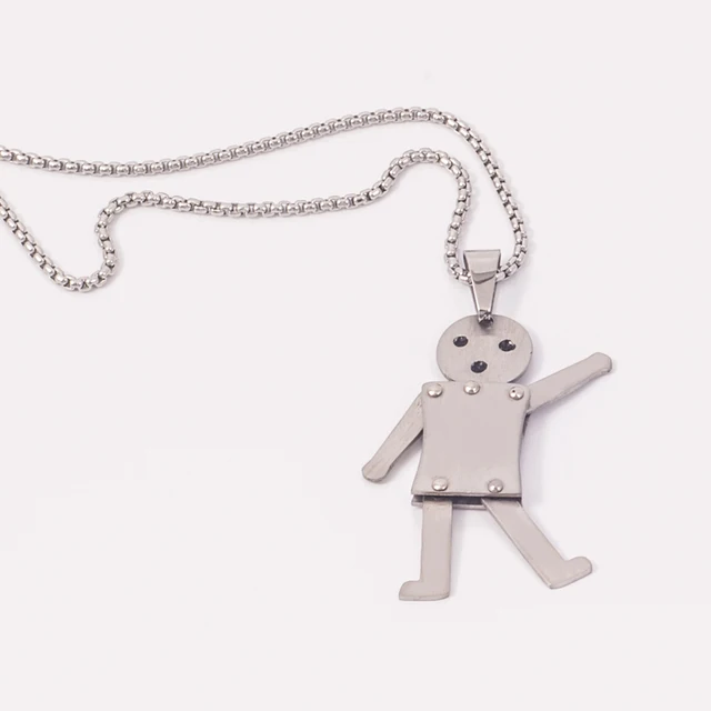 charm robot pendant