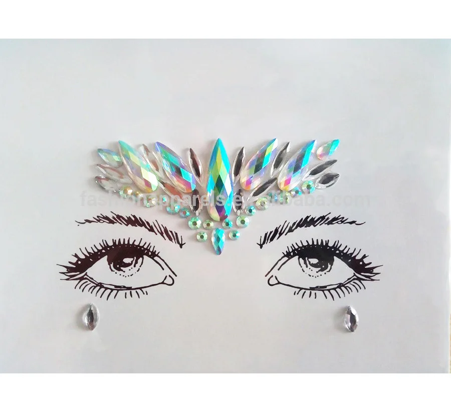 Wholesale Customized Fashion Charming Girl Diy Body Glitter Face