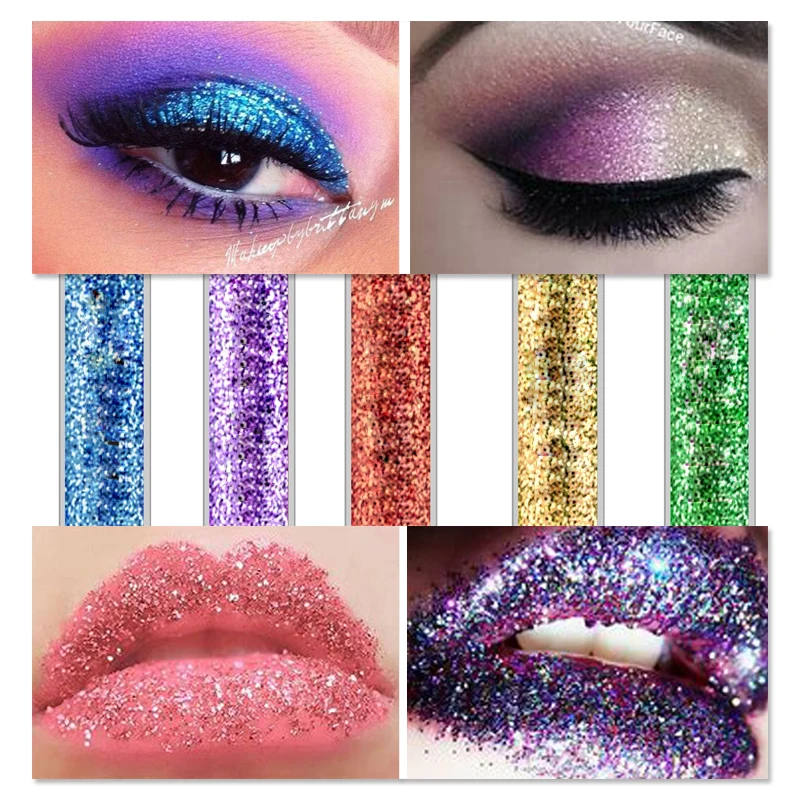 Пигменты для макияжа глаз Oem High Quality Waterproof Color Packaging Liquid Glitter Eyeliner - Buy Glitte