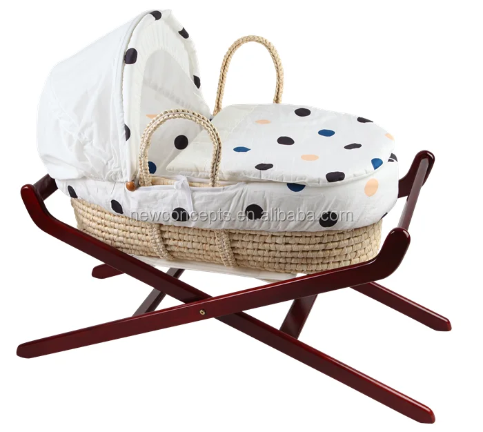 straw moses basket