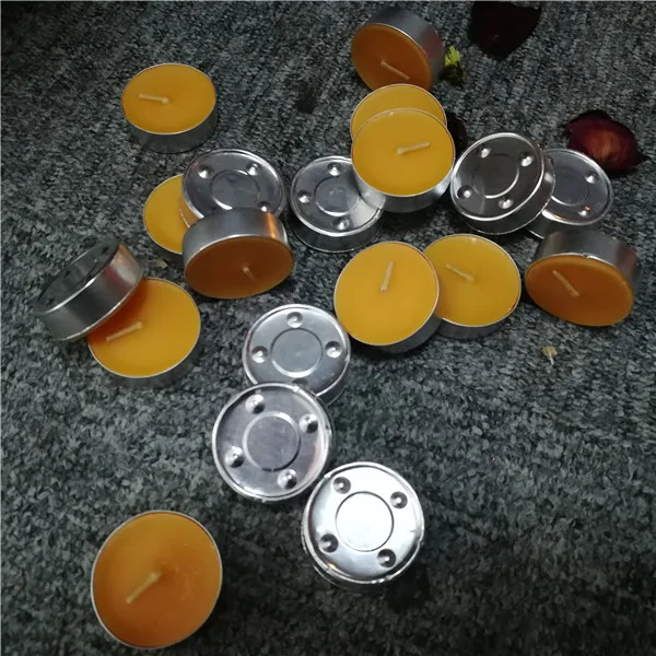 Bath use scented orange 4 hour manual hand craft tea light candles