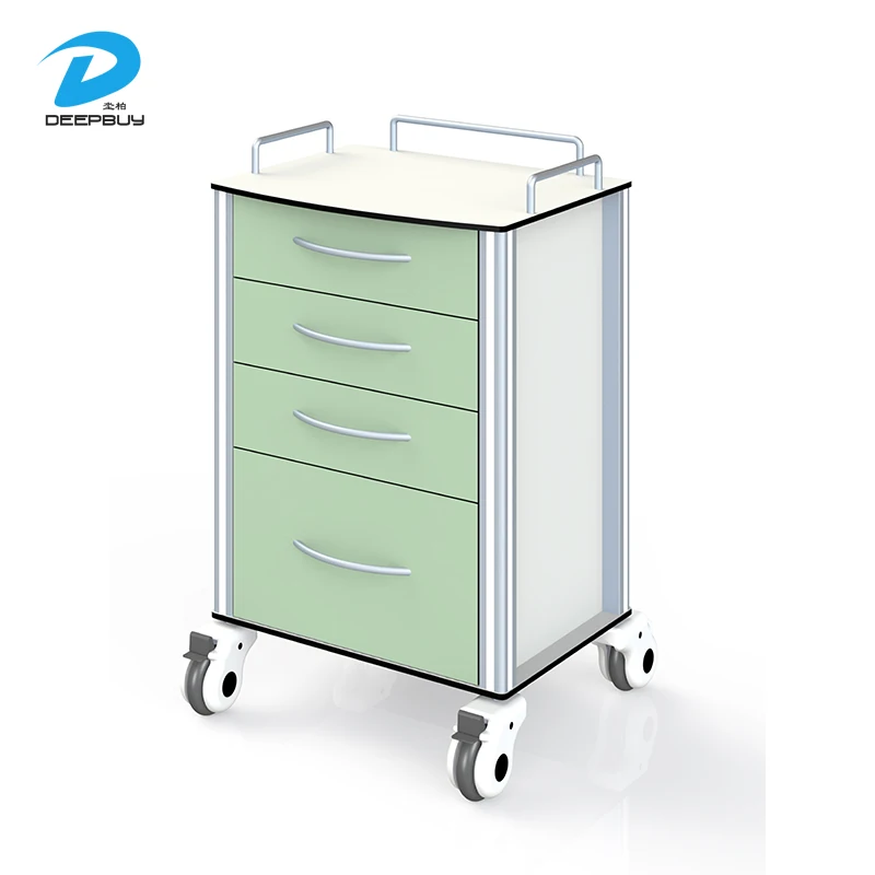 High Quality Medical Hospital Bedside With Drawer And Wheels
