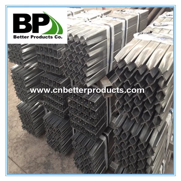 HS-1-A aluminum sign brackets for round posts