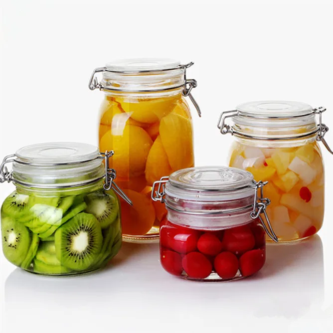 500ml750ml1000ml1500ml Airtight Preserving Nut Round Christmas Candy