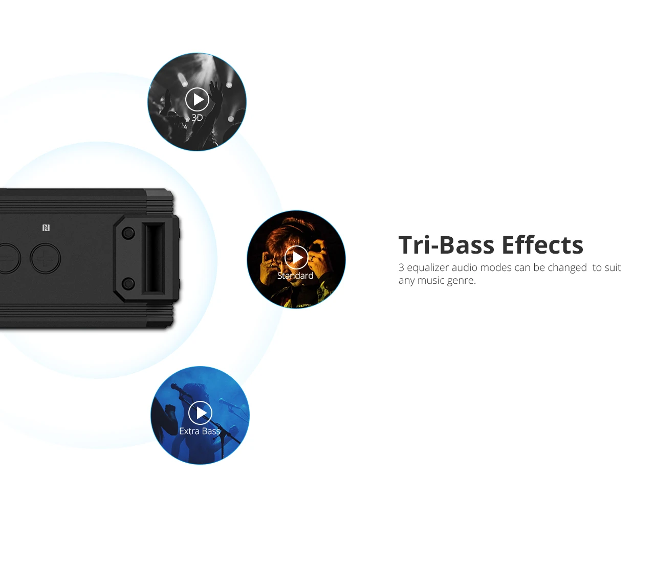 2020 Tronsmart Element Force+ Portable Bt Speaker with IPX7 Waterproof, Bass Sound, Supports TWS - ANKUX.COM