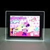 A3 acrylic frame slim led menu board for wall mounted advertising display