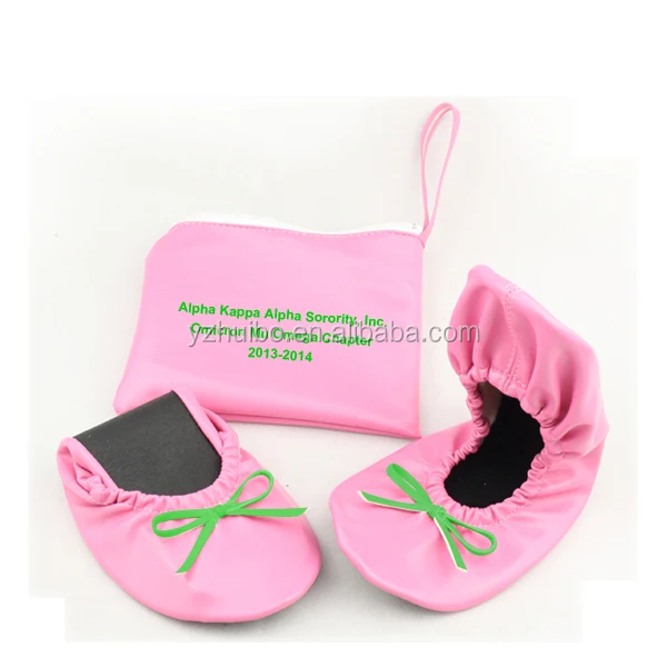 foldable ballet shoes in bag