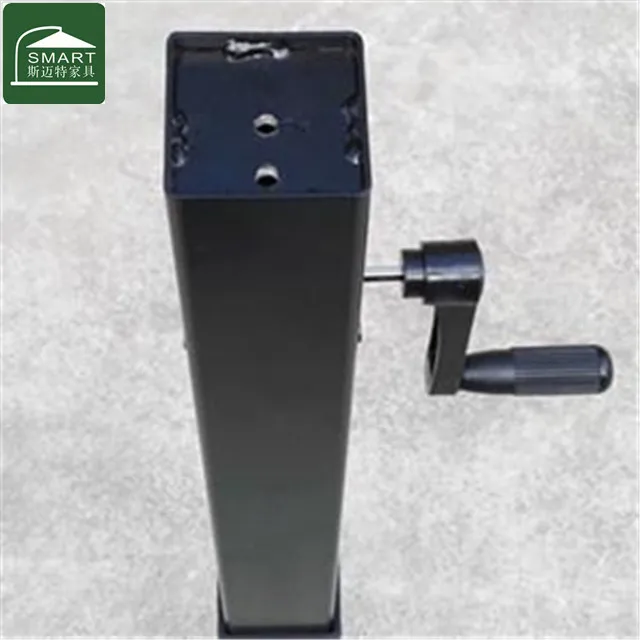 Durable Hand Crank Square Adjustable Leg For Office Buy Hand Crank Adjustable Table Leg,Square
