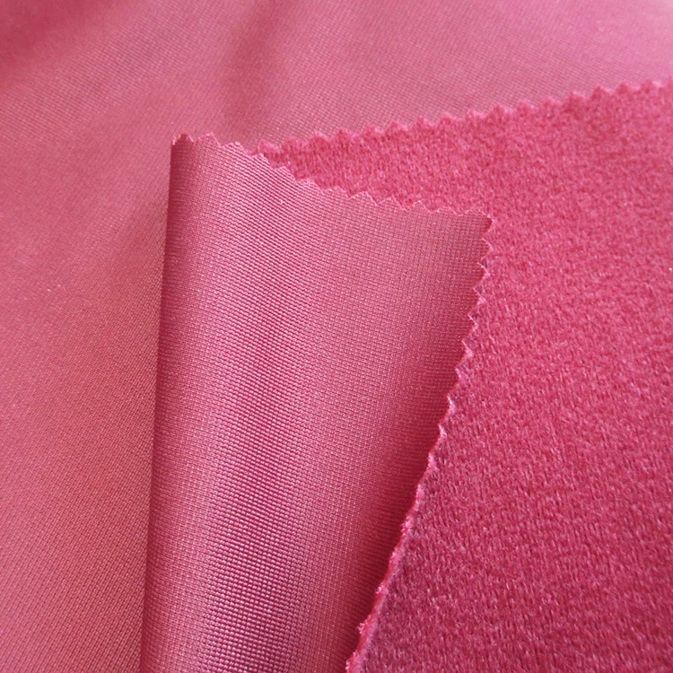 100% Polyester Kitted Tricot Brushed Fabric For Brush Clothing - Buy ...
