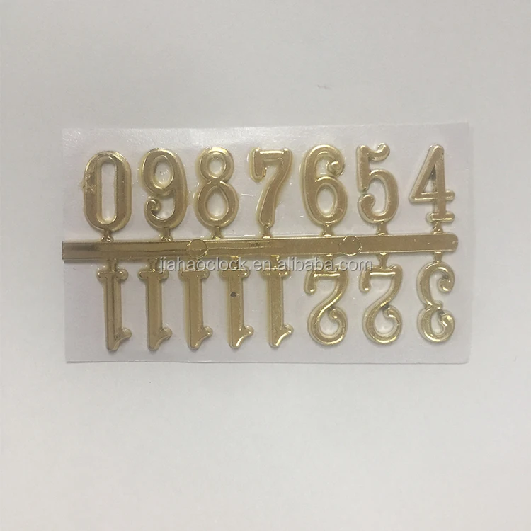 Plastic Clock Numbers For Wall Clocks With Sticker Buy Plastic Clock