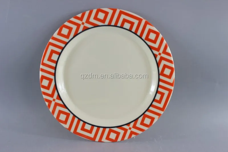 23CM Melamine Dinner plate Round Plate 9inch