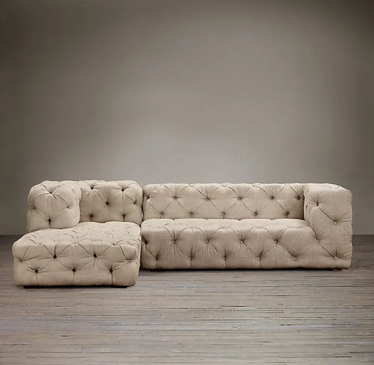 2019 New Design Modern Soho Tufted Fabric Sofa 2019 New Design Modern Soho Tufted