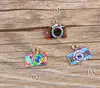 Drops of oil vintage 3 colors cute camera charms new fashion mini simple style camera pendant charms DIY accessories jewelry